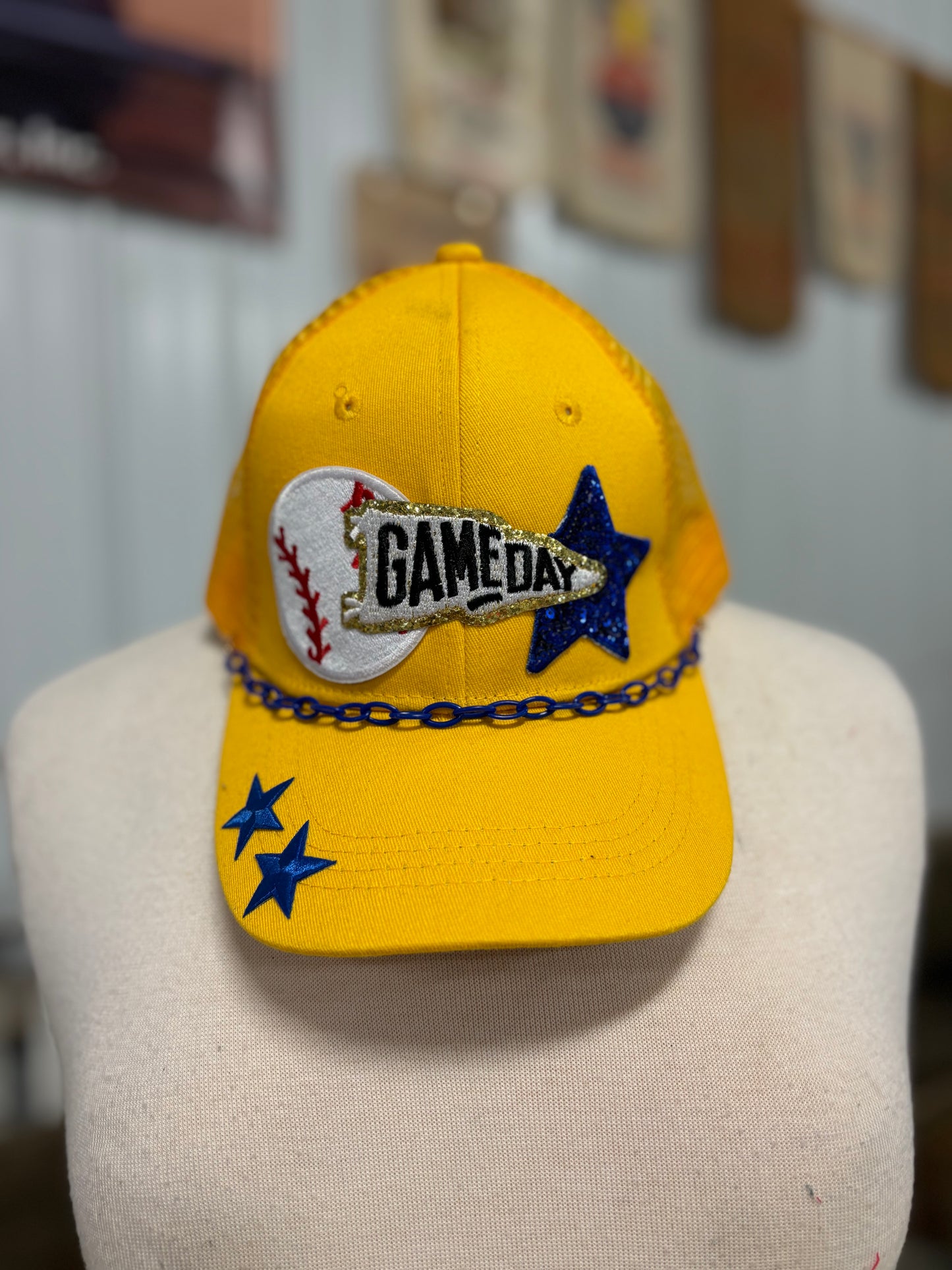 Gameday Baseball Blue & Gold Hat