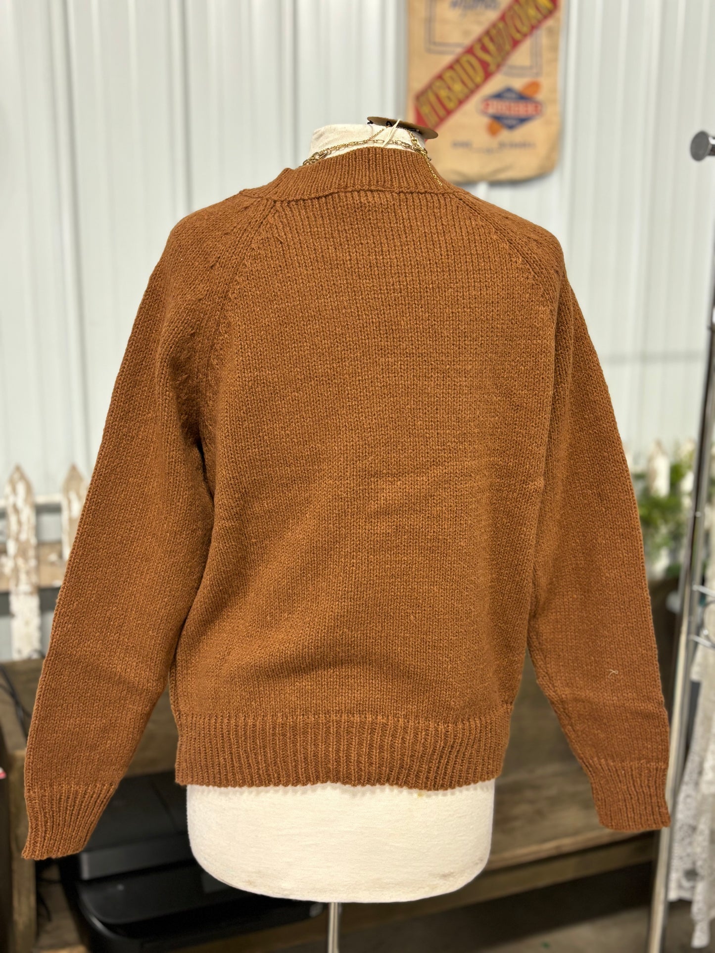 Embroidered Flower Sweater