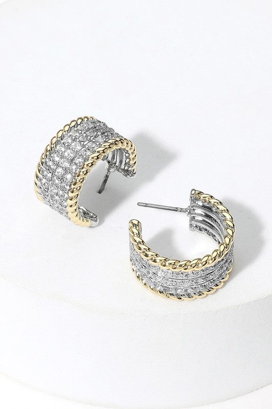 14K Gold Plated Mini Hoops