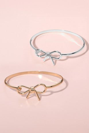 Bow Bangle Bracelet