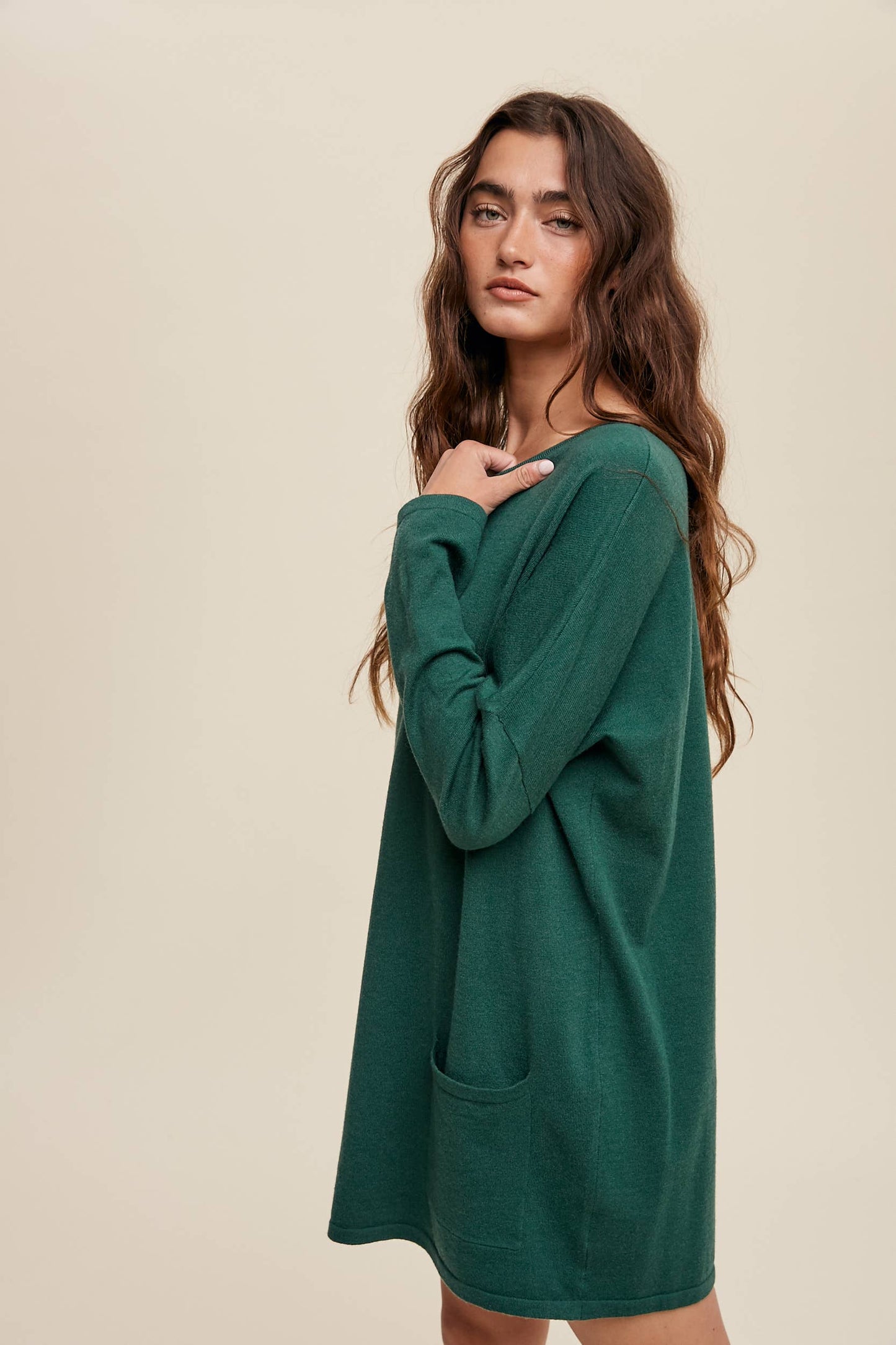 Cozy Knit Pocket Tunic
