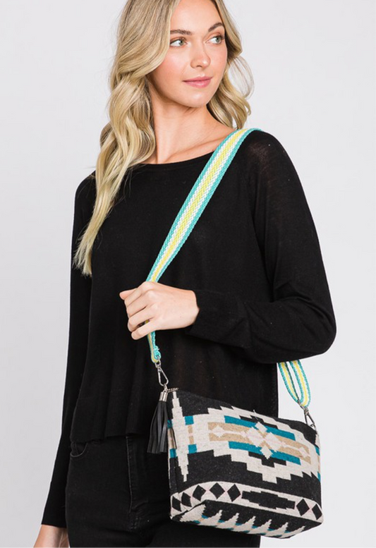 Sterling Crossbody in Teal
