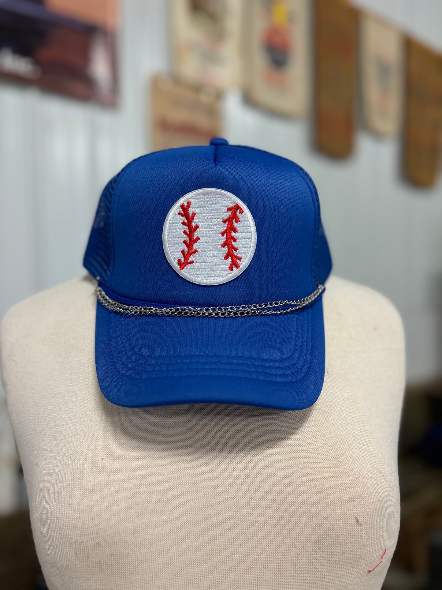 Baseball Hat with Chain