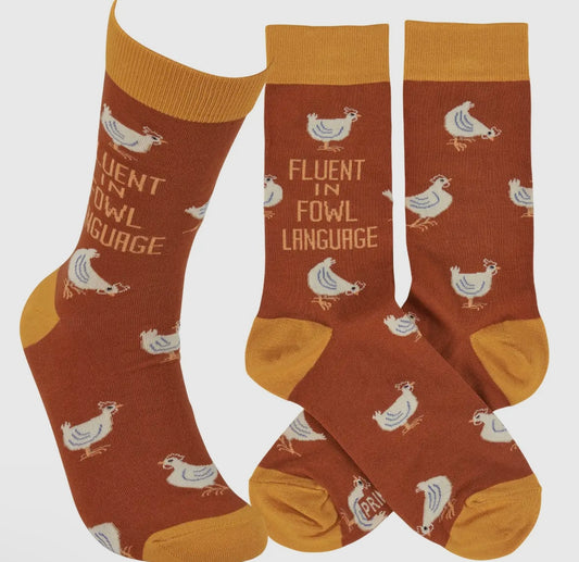 Fowl Language Crew Socks
