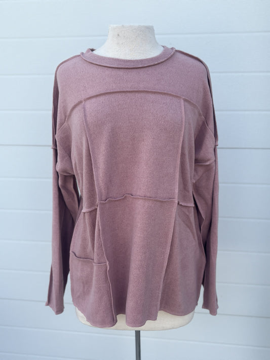 So Soft Mauve Top