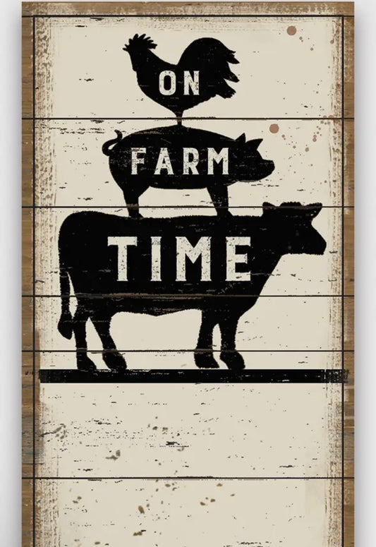 On Farm Time List Pad
