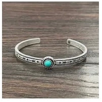 Faux Turquoise Cuff