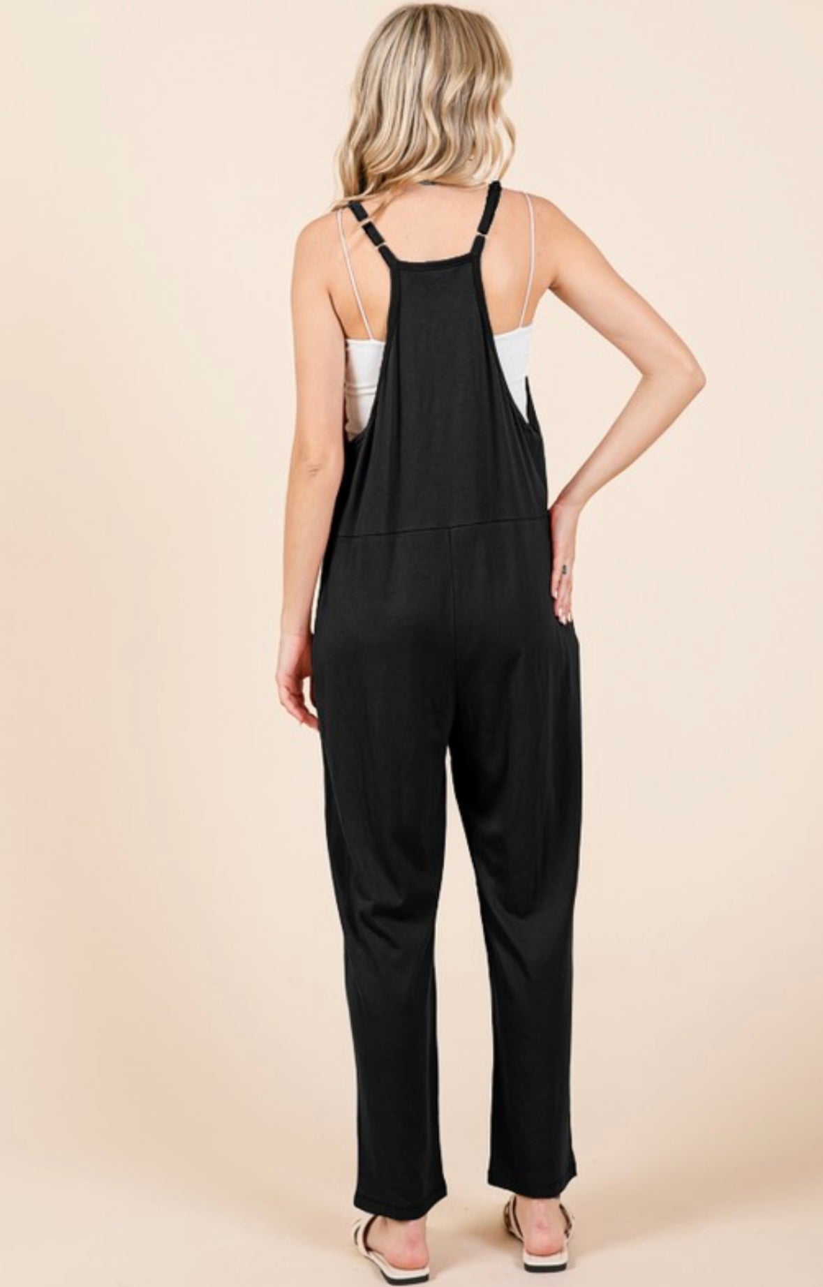 Black Overall Jumpsuit