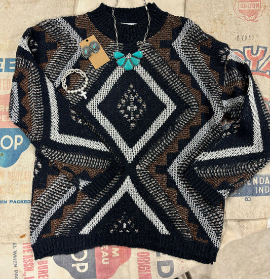 Lubbock Aztec Sweater