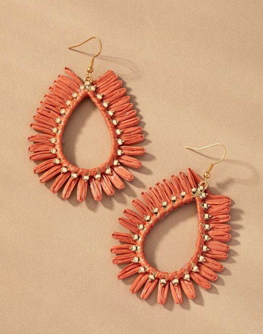 Raffia Earrings