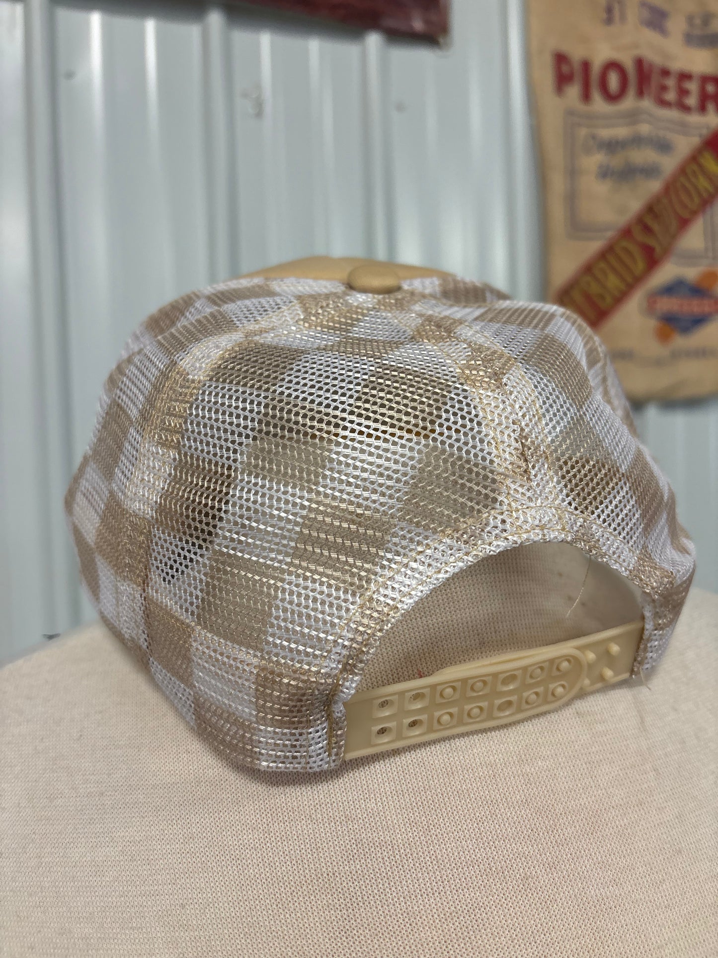 Excuse Me, You Look Like You Love Me Checker Back Hat with Chain