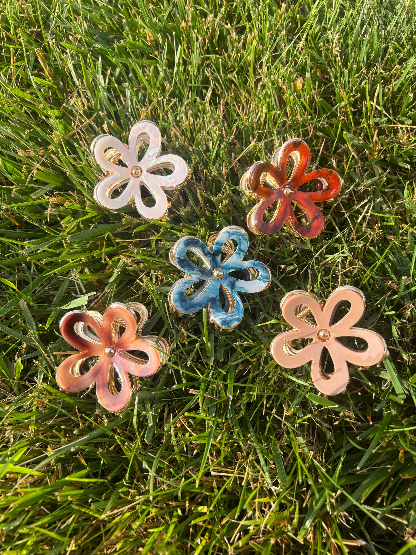 Flower Metal Clip