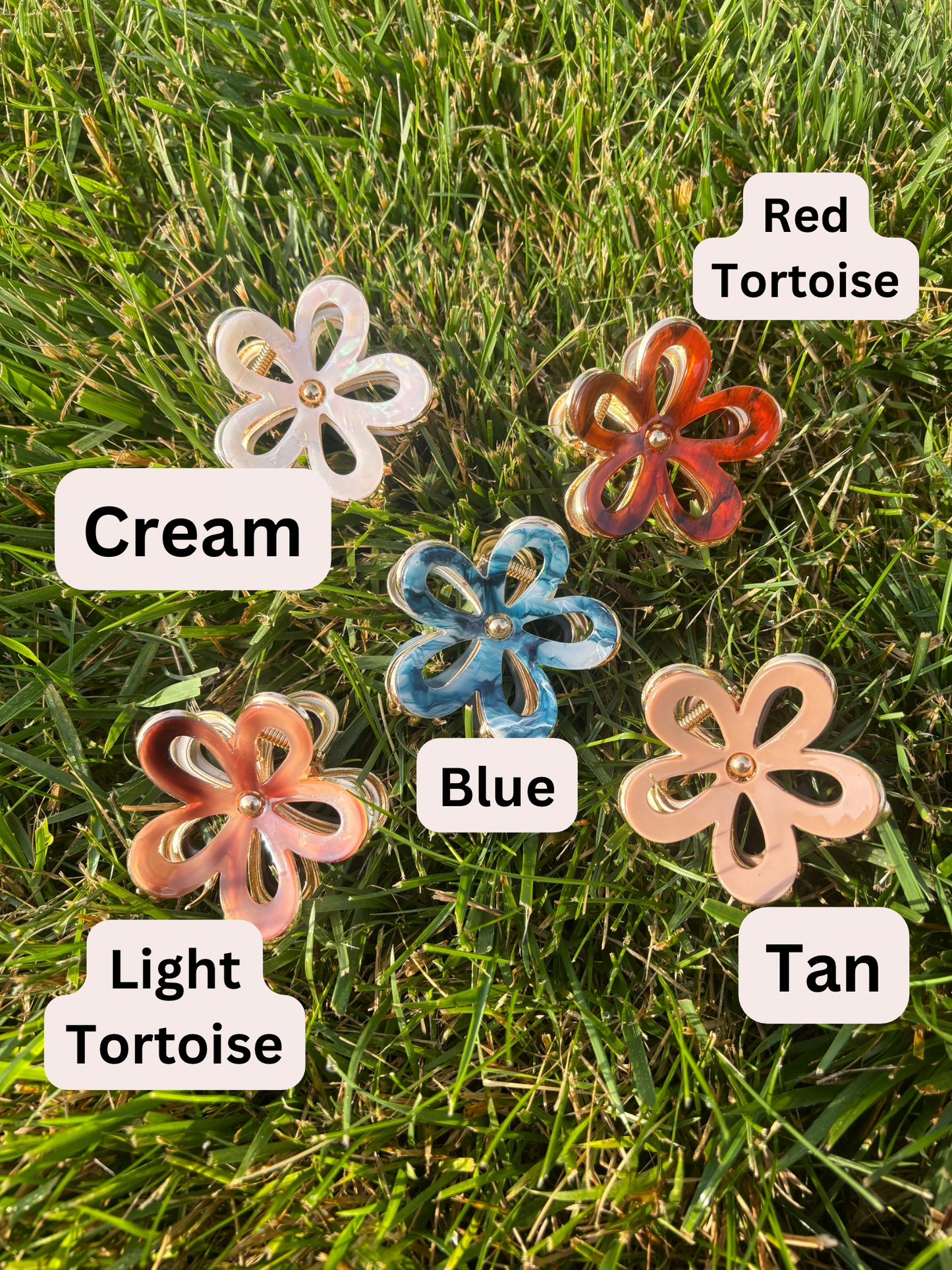 Flower Metal Clip