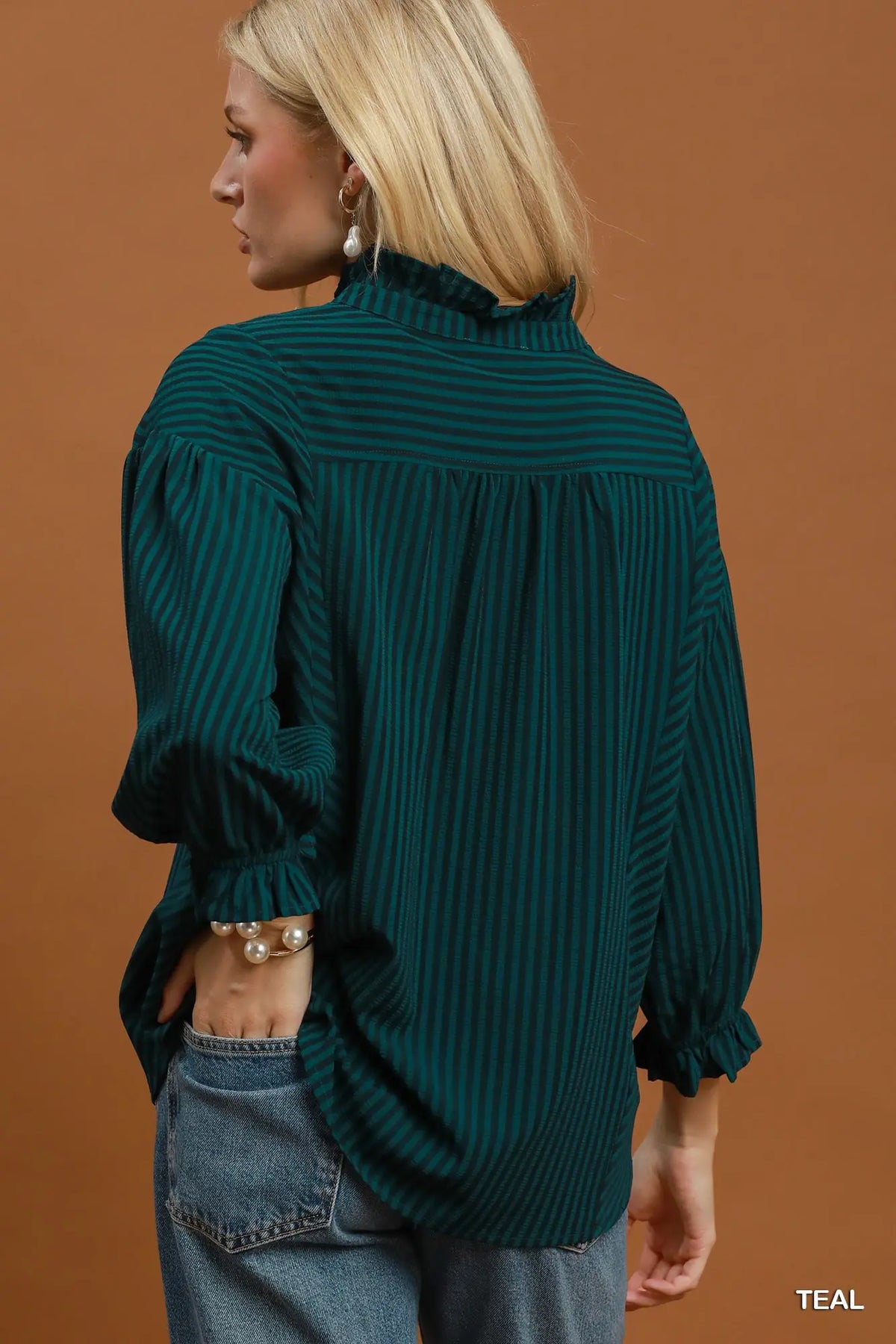 Striped Carolina Blouse