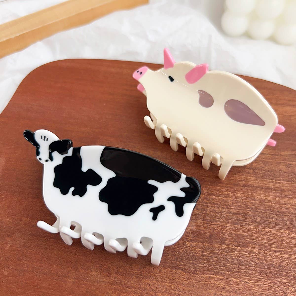 Farm Animal Hair Clip
