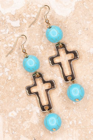 Emerson Cross Earrings